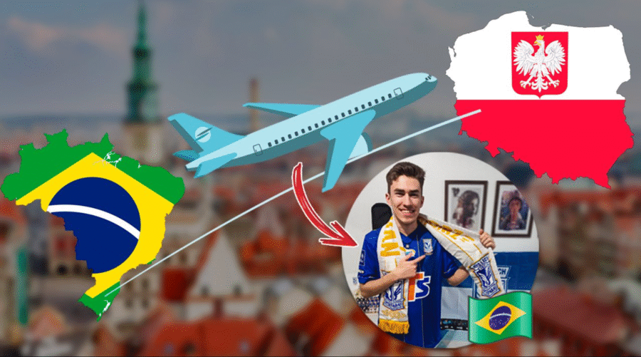 Brazylijski fan Lecha przyjechał do Poznania. Jak pokochał Kolejorza?