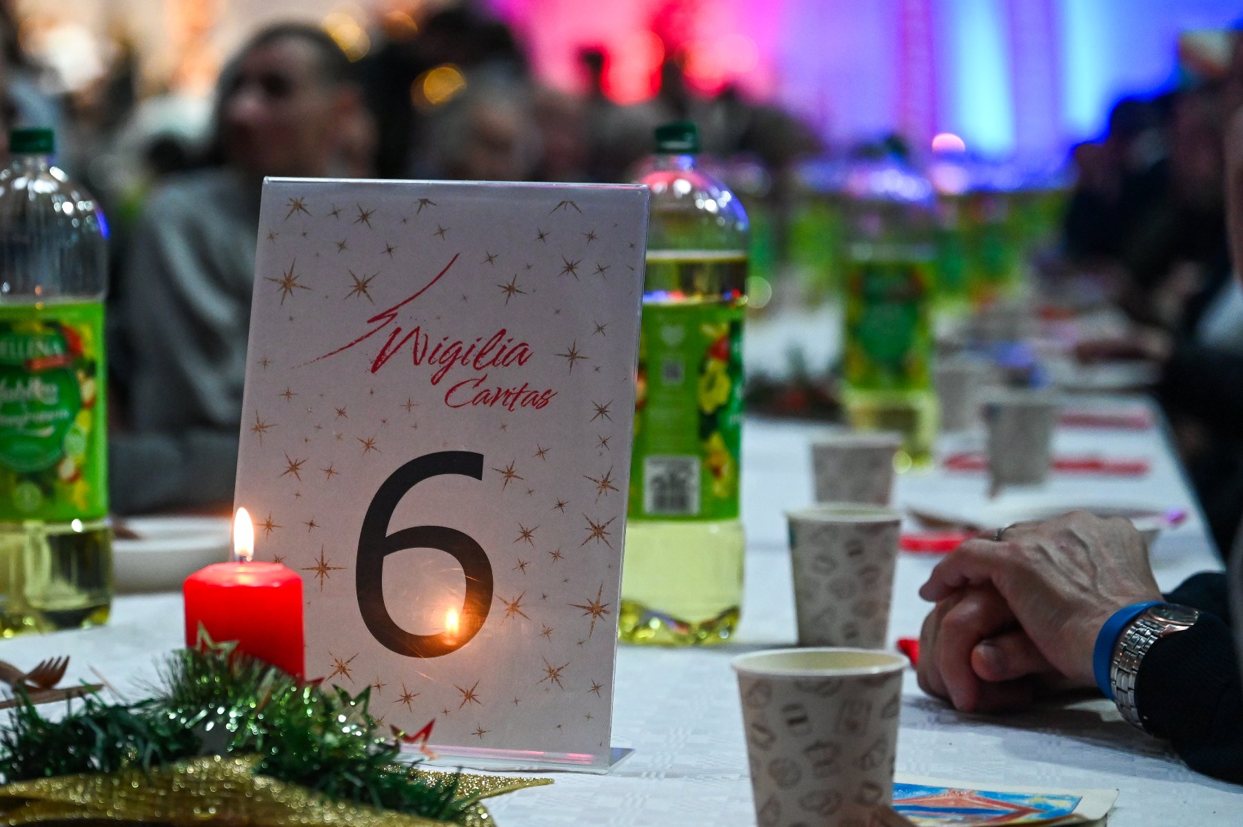 Wigilia Caritas Poznań na Międzynarodowych Targach Poznańskich