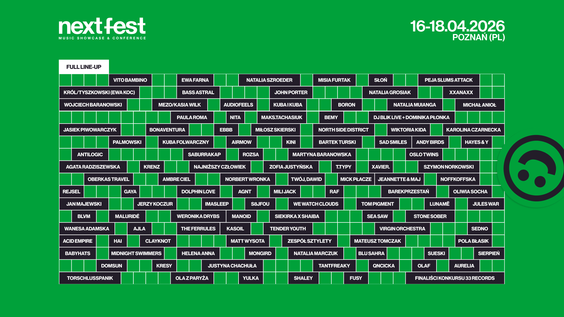 Next Fest Music Poznań 2026. Wielkie nazwiska i głośne debiuty