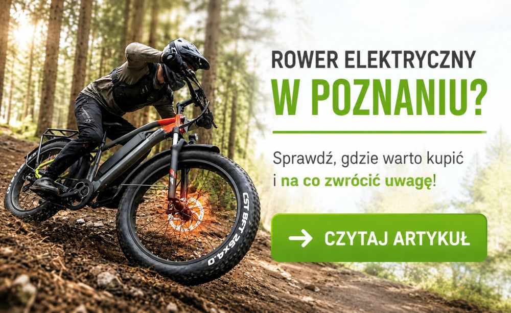 Rower elektryczny w Poznaniu – dlaczego warto kupić go u lokalnego partnera?